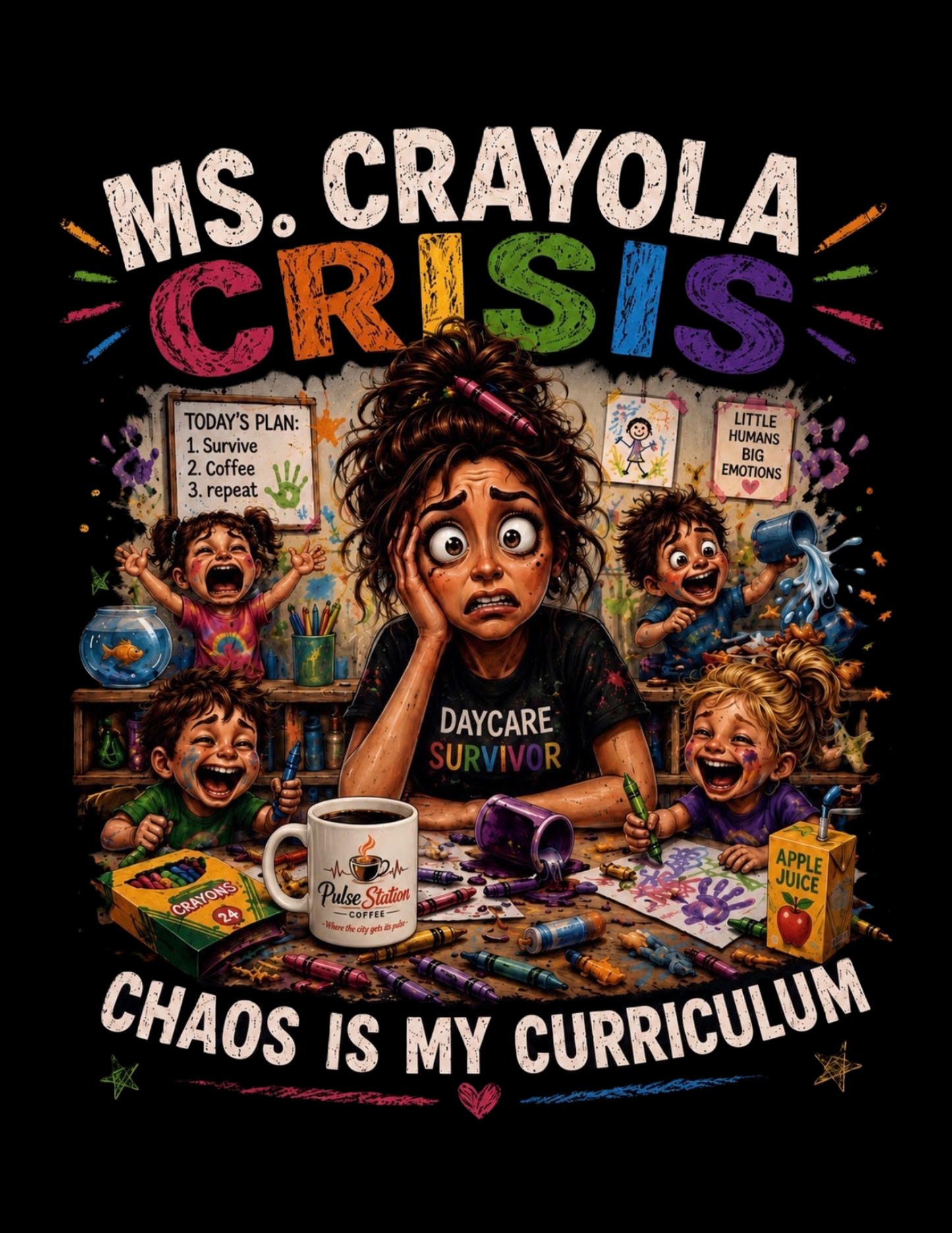 SGS: Ms. Crayola Crisis Apparel
